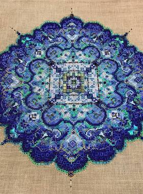 CD The Blue Moroccan 蓝色摩洛哥 含原版古董珠 施家水晶 十字绣