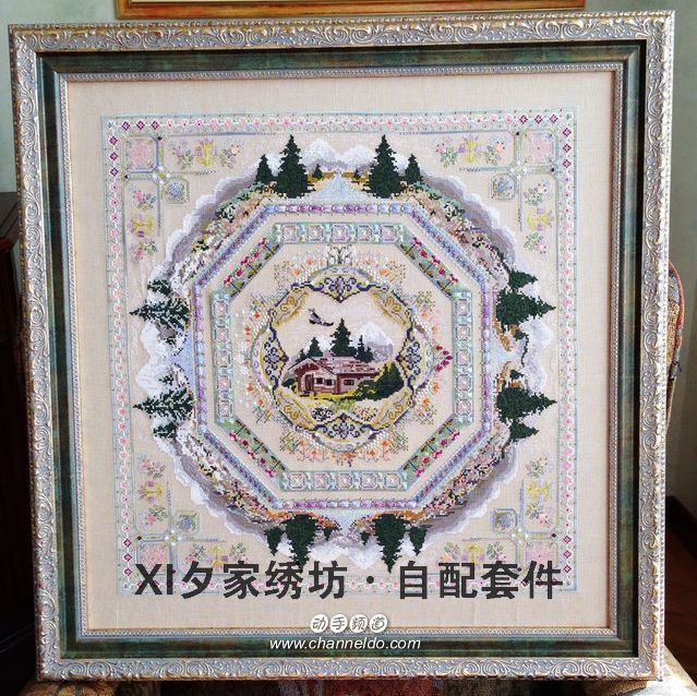 十字绣套件CD大堡花园阿尔卑斯