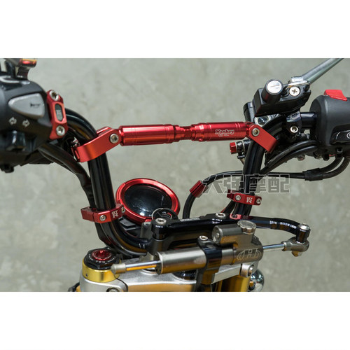 适用于  MONKEY125 CT125  DAX125 GROM MSX125 伸缩可调手把衡杆