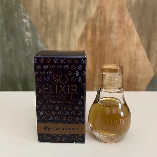 法国Yves Rocher伊夫黎雪香水 So Elixir Bois Sensuel淡香5ML