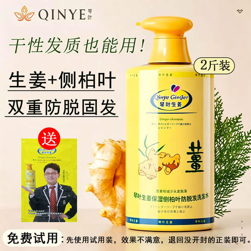 琴叶生姜保湿侧柏叶防脱发洗发水