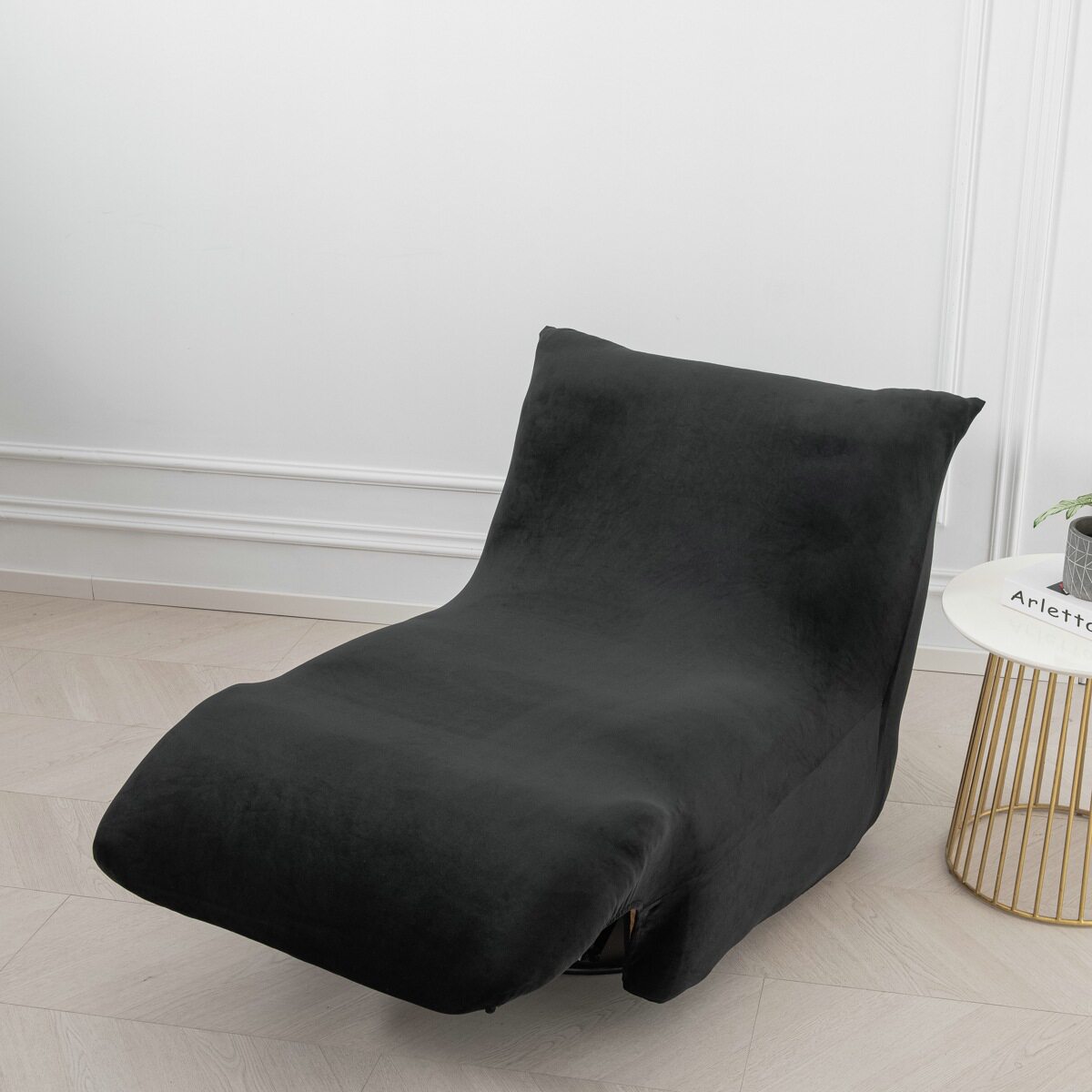 毛毛虫沙发套罩中古风全包防猫抓防尘保护套电动芝华士懒人躺椅罩