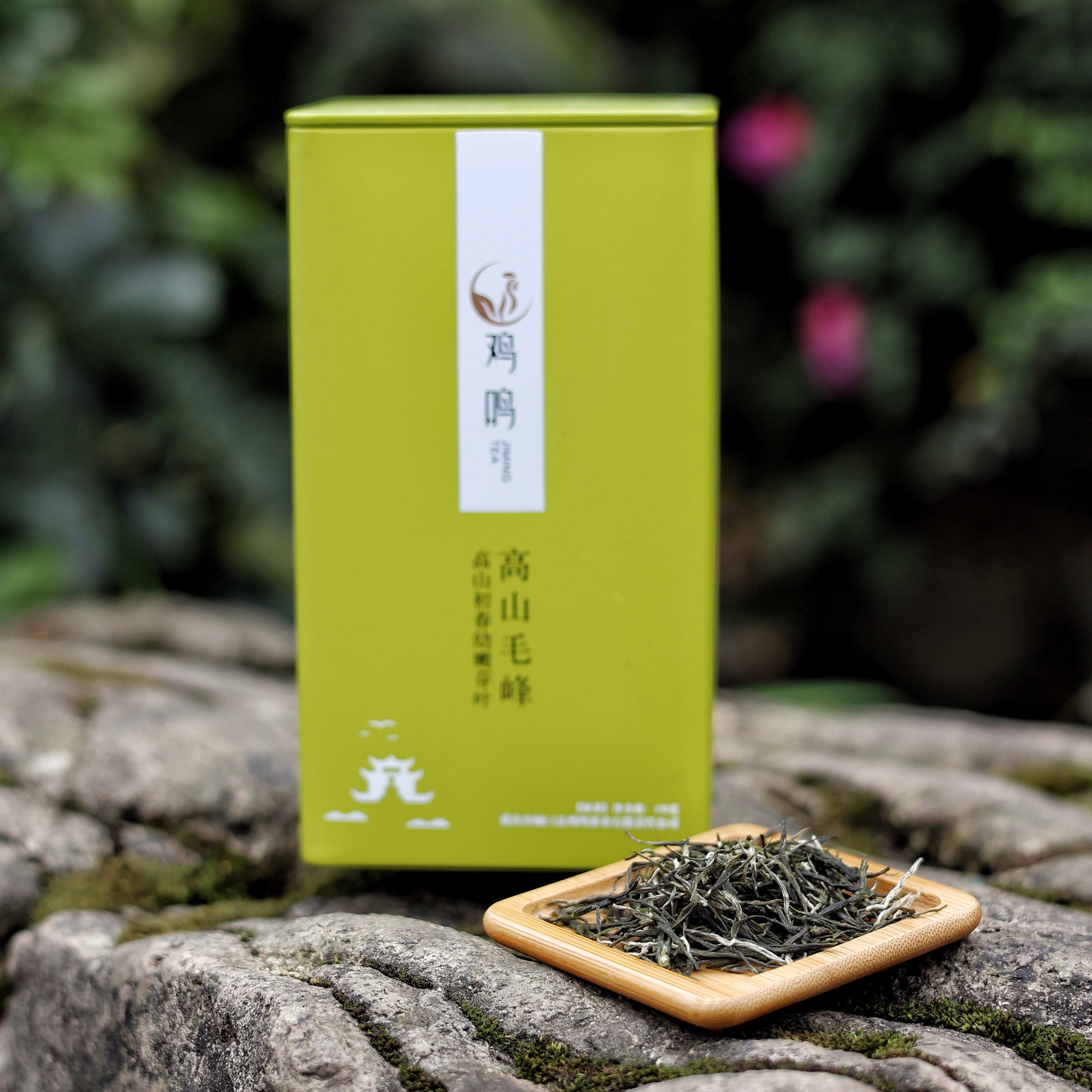 重庆城口鸡鸣茶厂家直供明前叶芽罐装散装炒青绿茶送礼银针130g