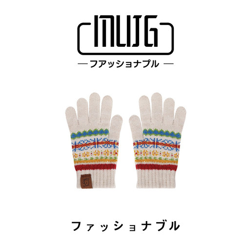 冬季儿童加厚手套双层螺纹收口高弹保暖手套女保暖加厚防水手套男