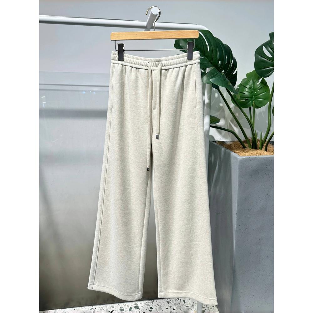 MM麦麦家2025秋冬新款宽松直筒阔腿糯米裤休闲裤女长裤5GA252831