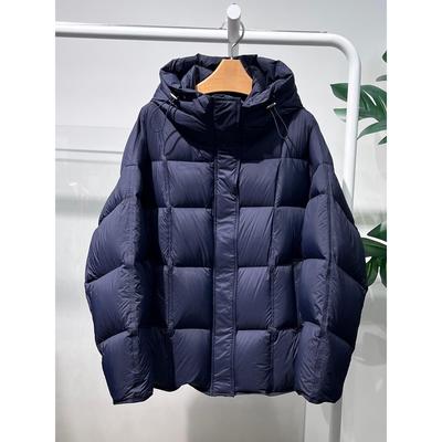 MM麦麦2025冬新款90鹅绒保暖加厚短款连帽羽绒服外套女5GA180961Q