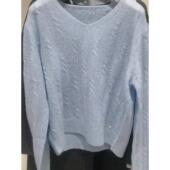 上衣女 MM商场同款 百搭V领套头麻花针织衫 新款 1H2130071 2026春季