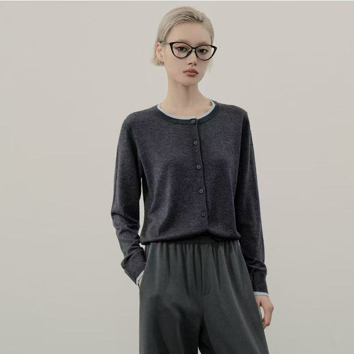 MM麦家商场同款2025年秋新品时尚百搭毛针织衫女上衣4F8334361Q