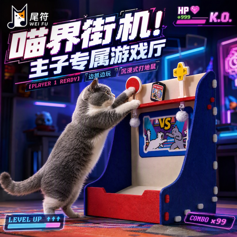 毛毡耐磨不掉屑猫抓板猫窝猫屋