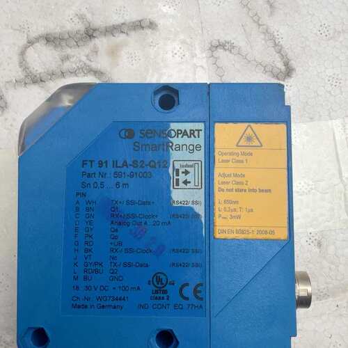 议价SENSOPART FT 91 ILA-S2-Q12激光测距可维修