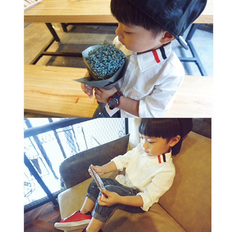 Chemise garcon à manche longue - Ref 2074694 Image 1