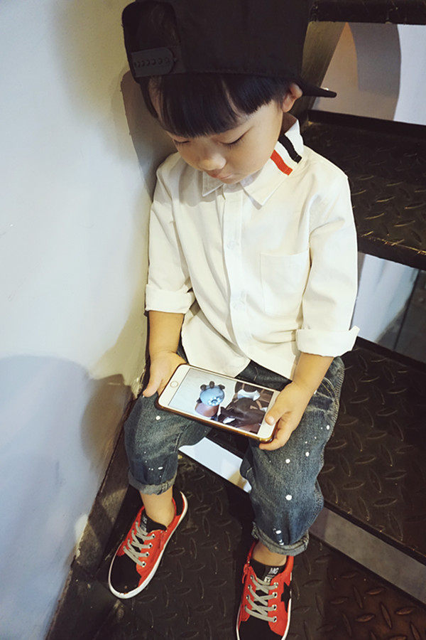 Chemise garcon à manche longue - Ref 2074694 Image 4