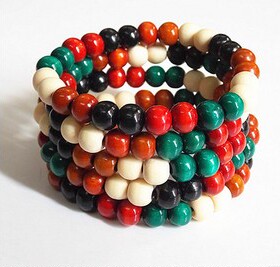 多彩韩版单圈手链地摊货源佛珠