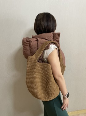 【定制】纯手工钩织 shopping bag 大容量