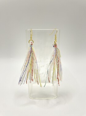 手工制作 手混线流苏耳坠 多色持续上新