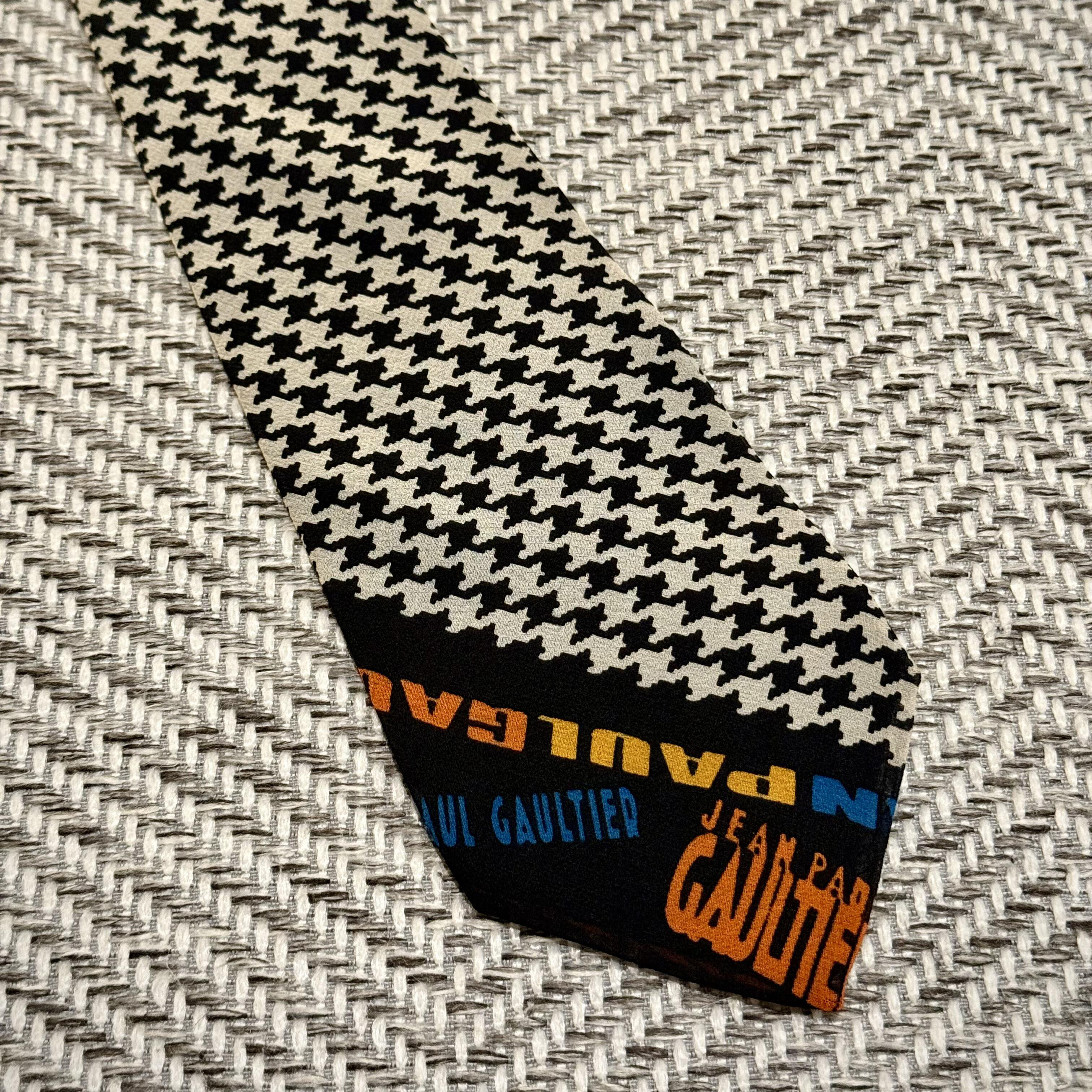 男士千鸟格拼接商务正装领带