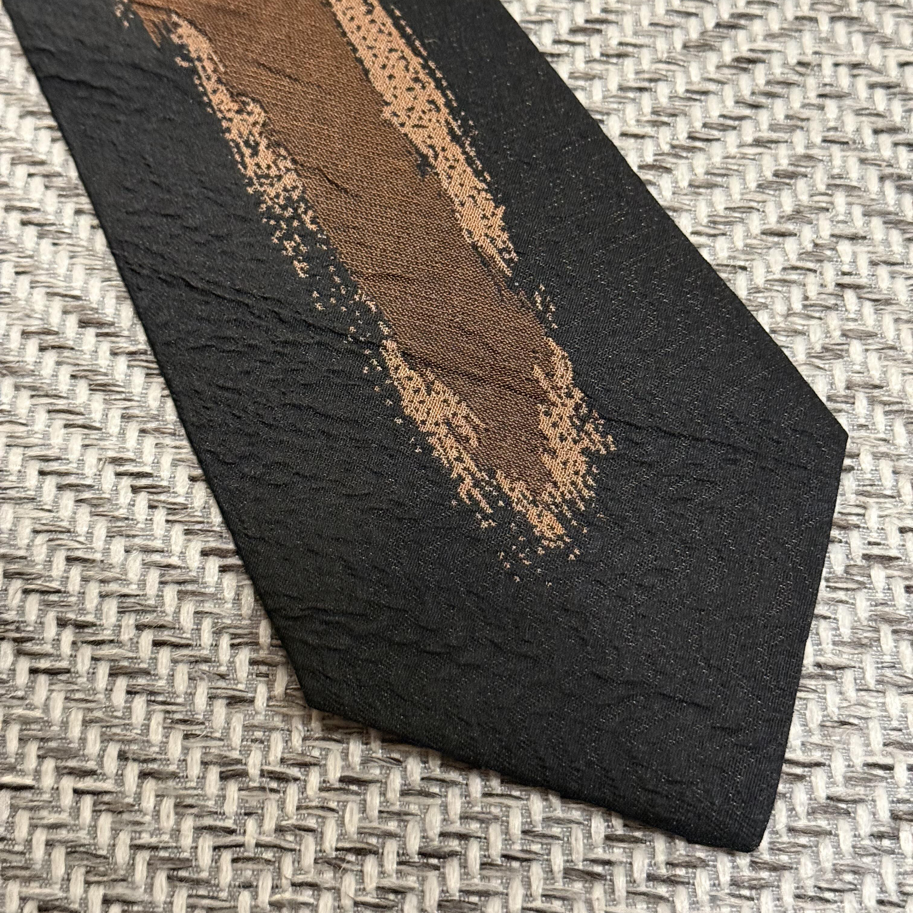 黑色渐变领带男士商务正装时尚百搭领带