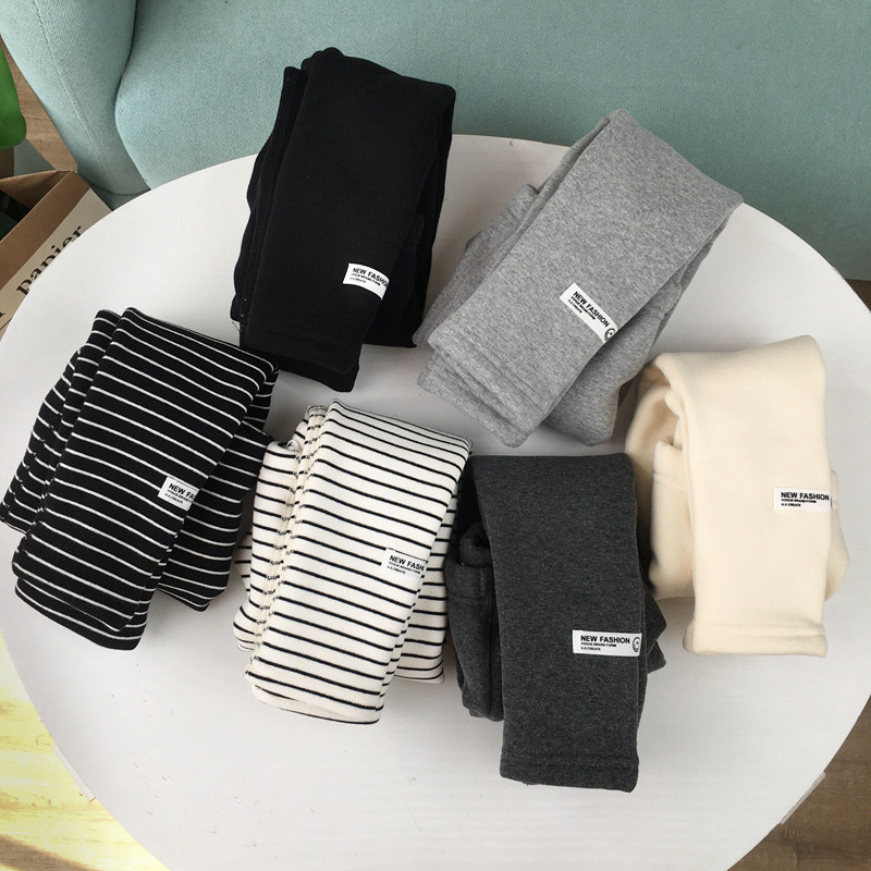 100-150女童加绒打底裤外穿无骨一体绒女宝修身弹力童裤加厚洋气,童装/婴儿装/亲子装,裤子,淘宝优惠券,粉丝福利购,淘宝优惠卷