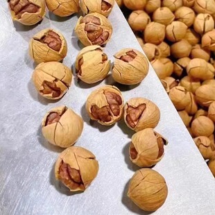 果吖山核桃临安手剥2025年新货大籽整箱5千克装坚果特好剥临安箱