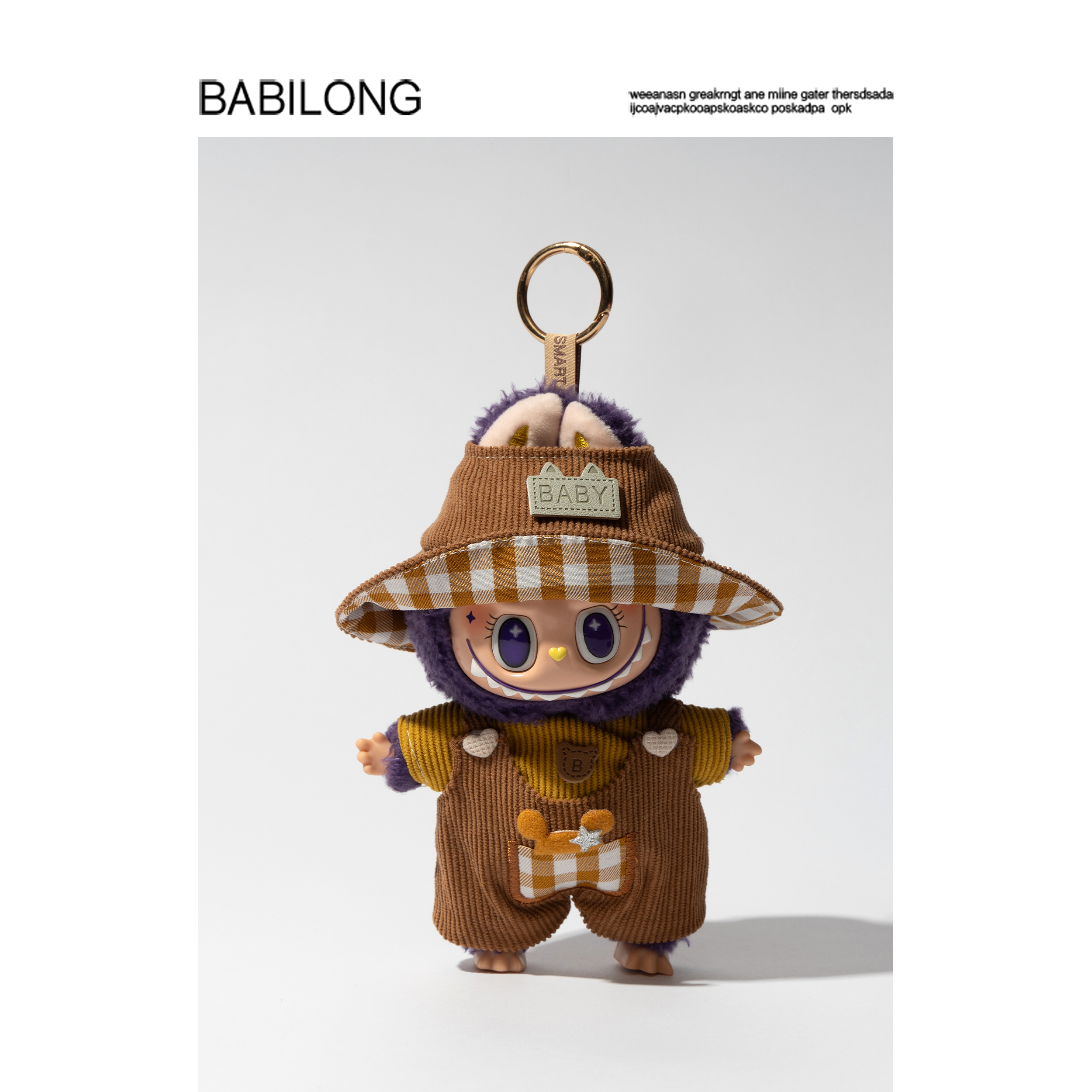 labubu公仔玩偶包包挂件