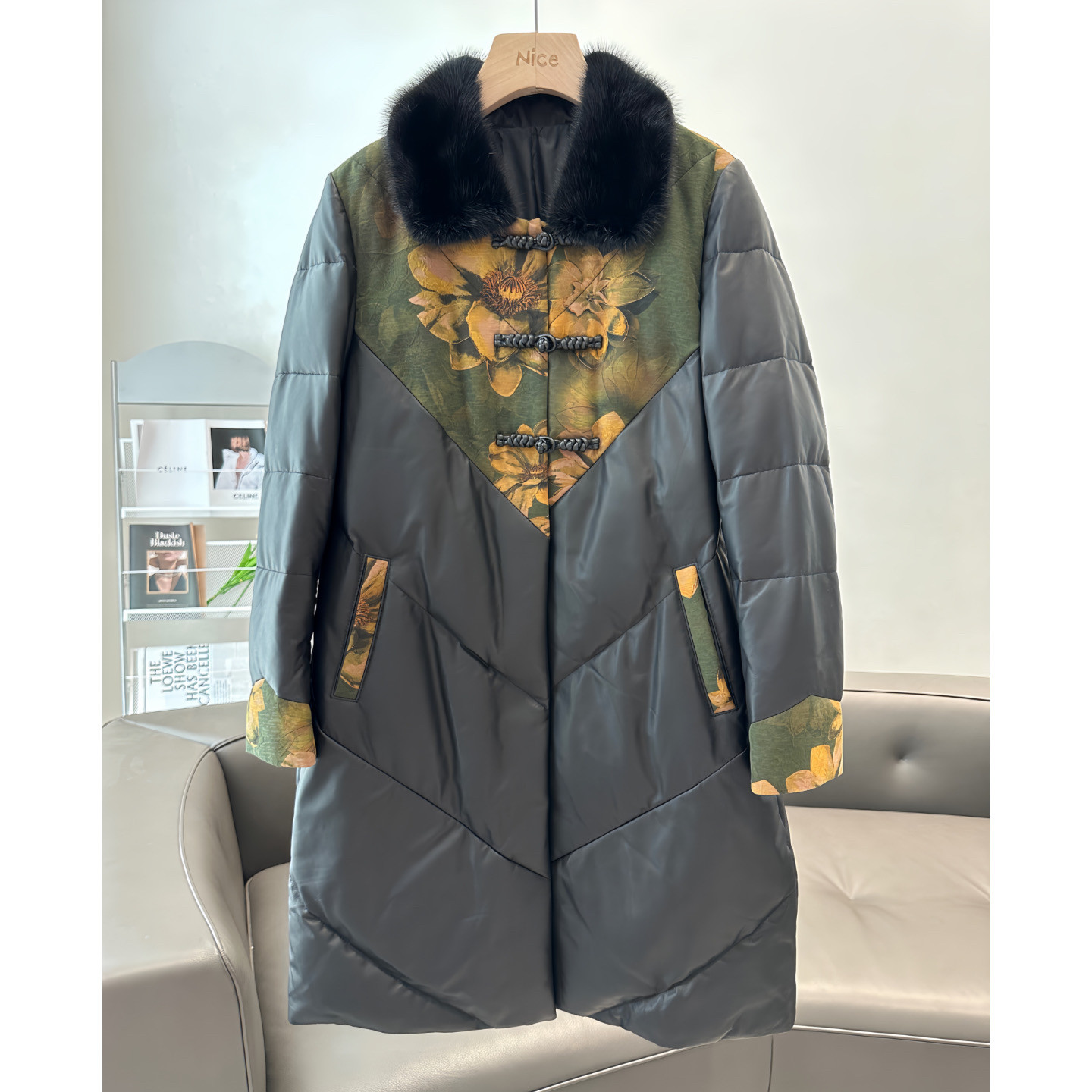 国风真皮羽绒服女中长款加厚妈妈装羽绒服绵羊皮衣外套2025冬新款