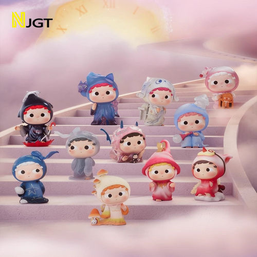 黑玩哦崽OZAI时空旅人系列盲盒周边潮玩公仔玩偶桌面摆件礼物女生