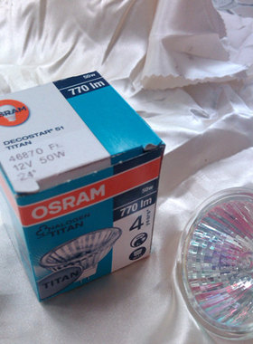 原装进口欧司朗 46870 12V50W SP FL WFL VWFL MR16卤素灯杯 灯泡