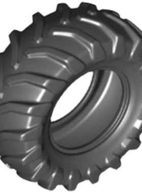 国产积木积木69912兼容乐高小颗粒81x35mm越野轮胎搭配56908轮毂