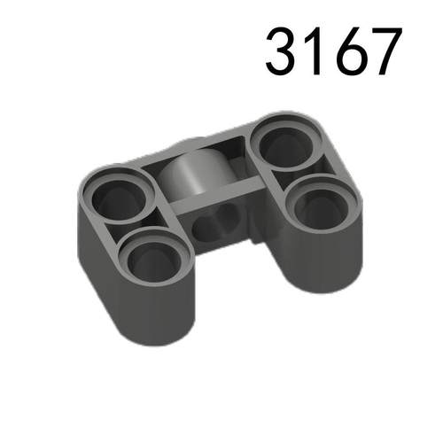 国产积木3167 兼容乐高2x3U型厚孔壁P1零件散件MOC配件