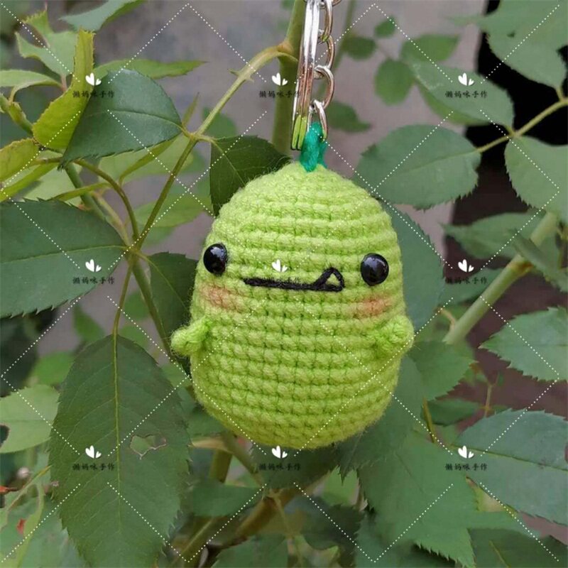 懒妈咪手作 纯手工制作钩针毛线恐龙挂件可爱公仔钥匙扣毛线编织