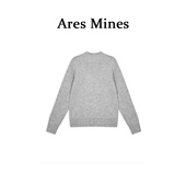 满分wool纯色圆领宽松打底毛衣 多彩旅行家 盛朗熙Ares Mines