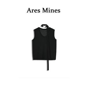 【盛朗熙Ares Mines】夏季轻薄轻奢气质U领亲肤无袖背心