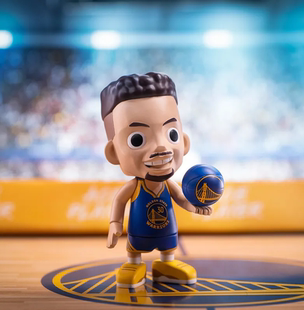 王牌化身斯蒂芬库里确认款NBA MVP系列官网正品潮玩手办球迷摆件
