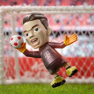 王牌化身拜仁慕尼黑足球 诺伊尔大隐藏款守门员潮玩手办收藏公仔