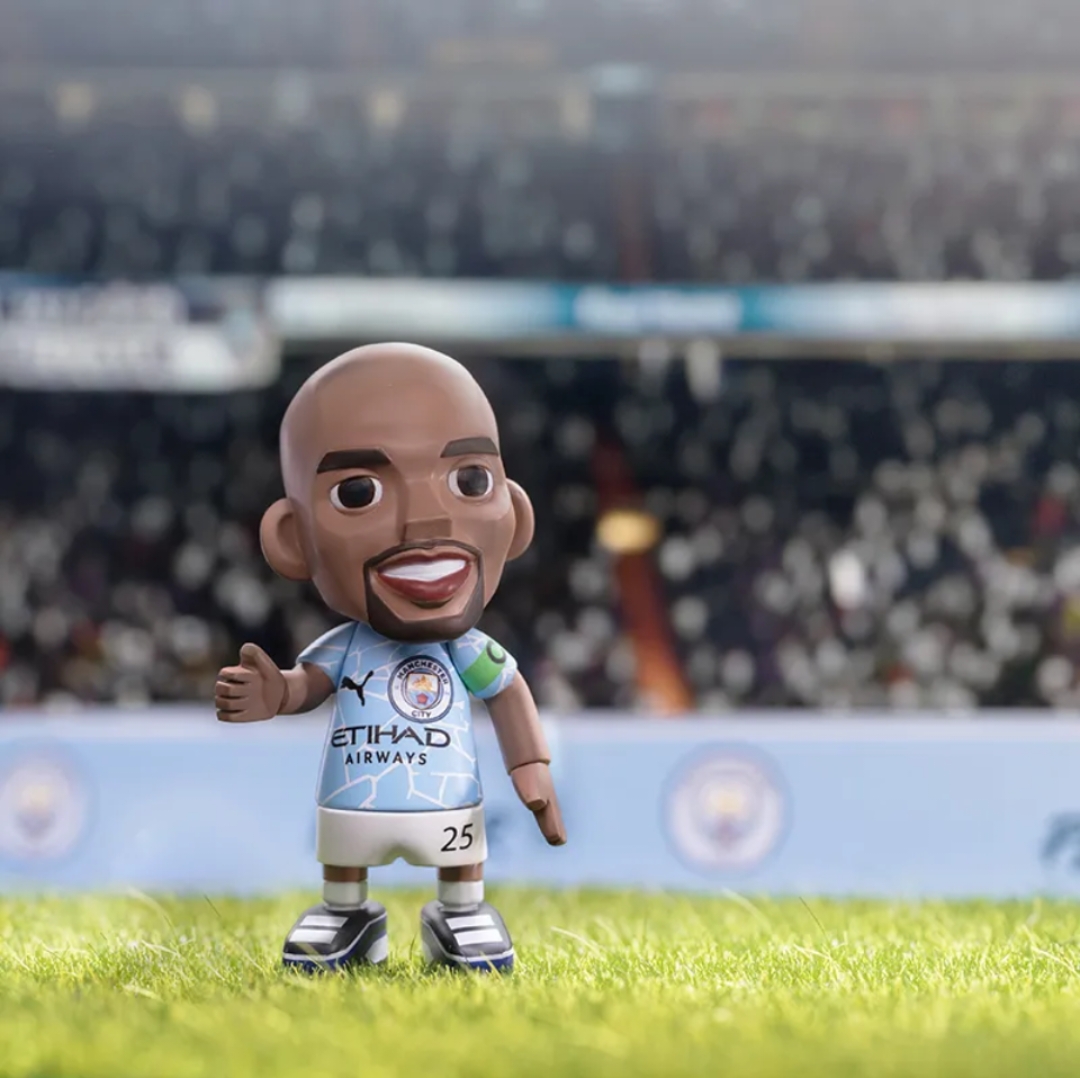 王牌化身费尔南迪尼奥确认款 曼城冠军足球盲盒 费鸟手办正品现货