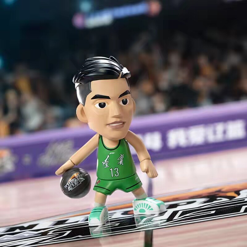 现货速发 王牌化身郭艾伦辽宁本钢队隐藏CBA周边收藏潮玩手办公仔