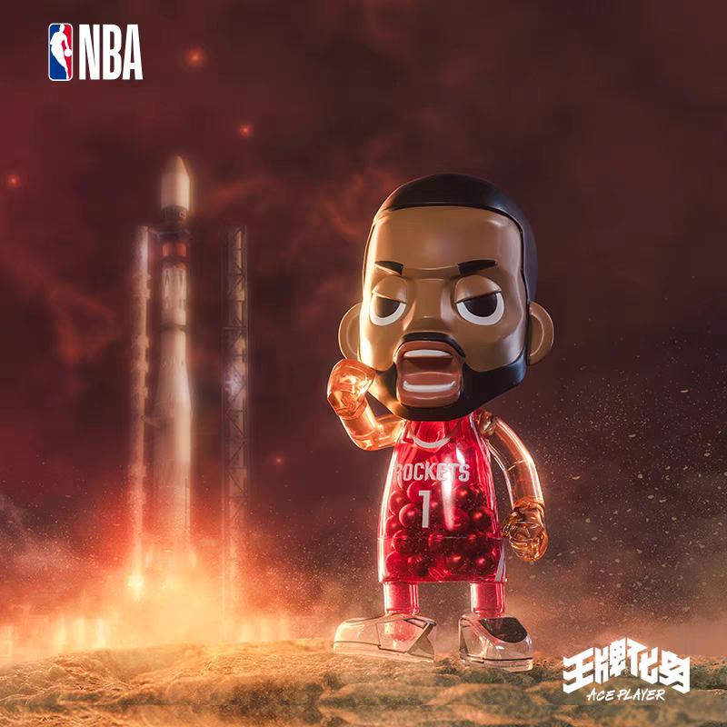 王牌化身麦迪Money Ball NBA官网正品火箭队可动手办中娃收藏送礼