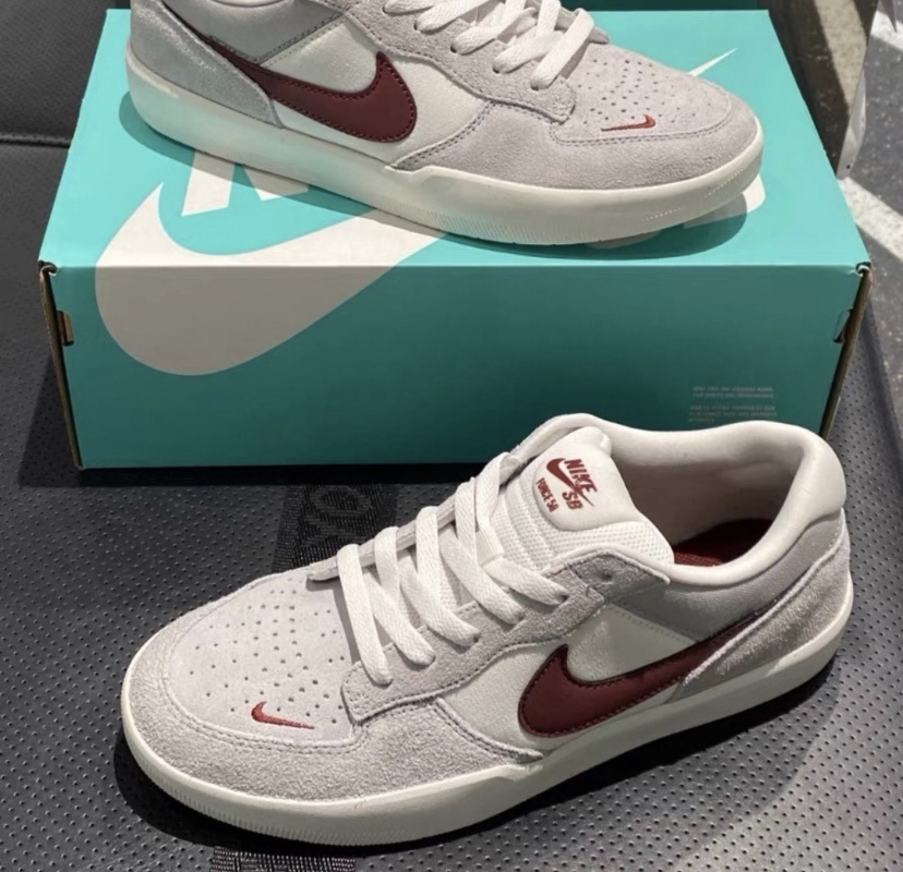 耐克Nike SB Force 58灰棕色男女轻便低帮运动休闲板鞋FQ7637-001