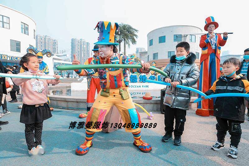 新款威尼斯小丑服商场景区乐园酒吧服装