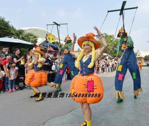 新款万圣节南瓜造型巡游服装景区乐园商场巡游服装派对巡游服装 - 封面