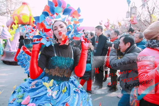 gogo演出服装 走秀服装 网红巡游服装