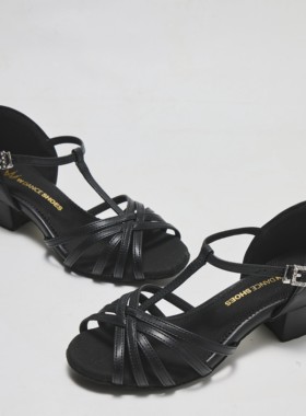 W DANCE SHOES拉丁舞鞋女童专业2025新款初学者软底舒适不累脚女