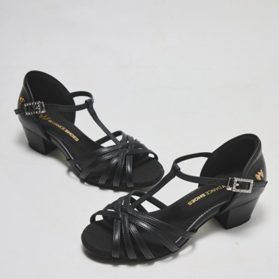 W DANCE SHOES拉丁舞鞋女童专业2025新款初学者软底舒适不累脚女