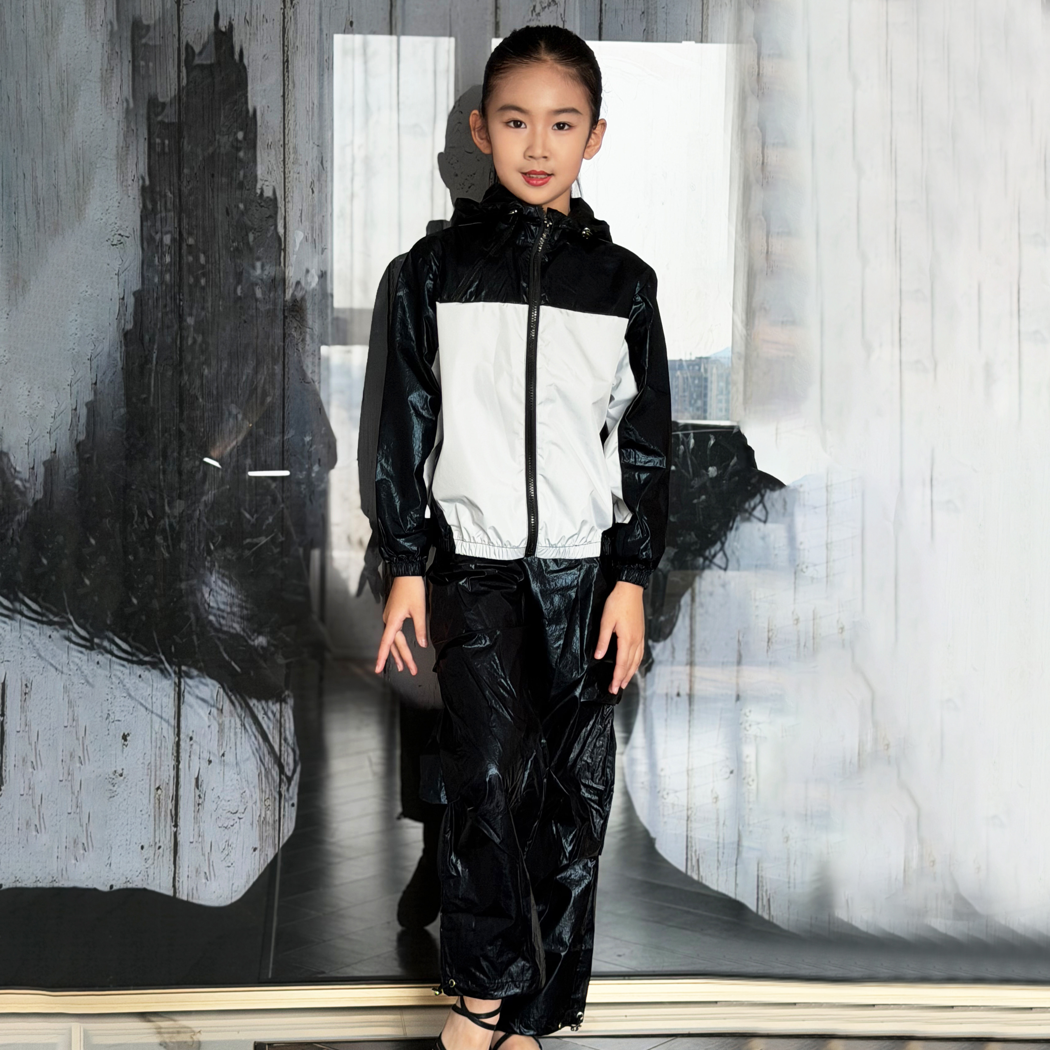 Venny薇妮暴汗服新款女童运动健身服日常训练芭蕾套装舞蹈服燃脂