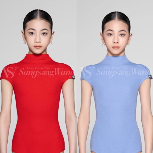 sswang舞服儿童拉丁舞服夏季