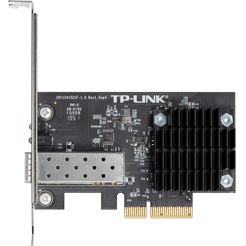 普联TP-LINK TL-NT521F万兆PCI-E有线网卡SFP+光口10G兼容千兆SFP台式机电脑服务器PCIe光纤网络远距离光通信