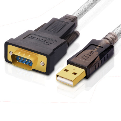 帝特db9针usb转rs232串口线USB转