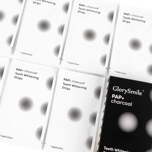 PAP活性炭牙贴牙齿美白去黄去渍炫白美白牙贴洁牙贴牙齿美白条