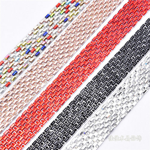彩色密集长条钻水钻diy玻璃贴钻