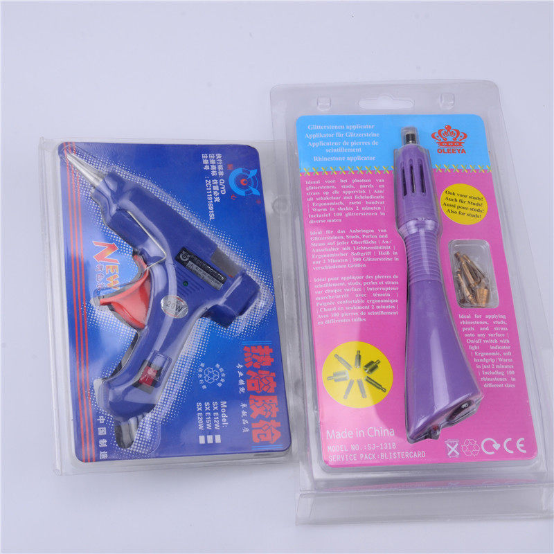 电动热熔胶枪舞蹈服装烫钻器7合1烫钻专用DIY饰品粘钻点钻枪配件